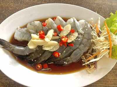 กุ้งดองนํ้าปลา