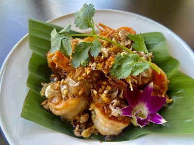 กุ้งทอดกระเทียม